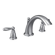 Moen Brantford Two-Handle Low-Arc Roman Tub Faucet T933 in Chrome (T933)