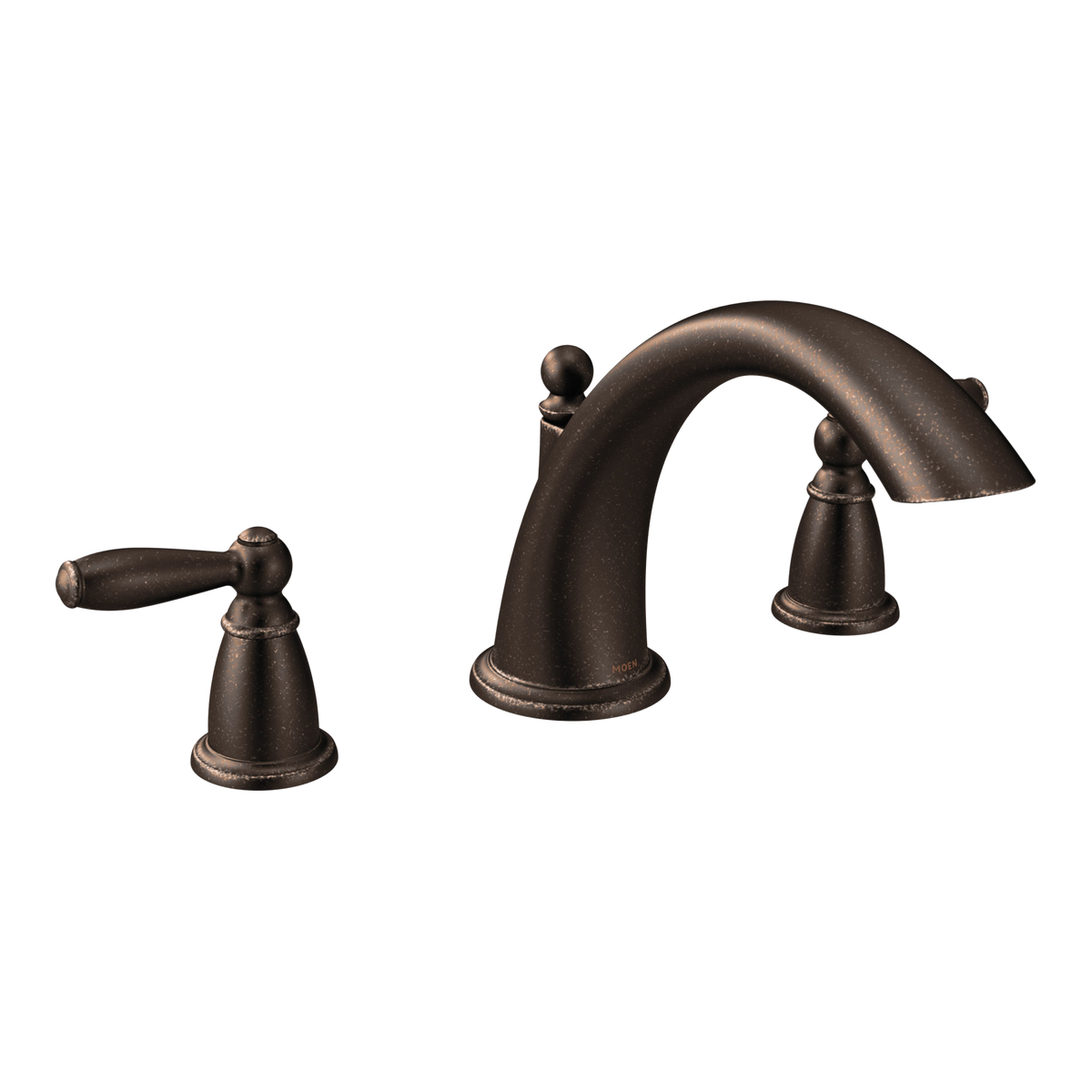 Moen Brantford Two-Handle Low-Arc Roman Tub Faucet T933 in Oil Rubbed Bronze (T933ORB)