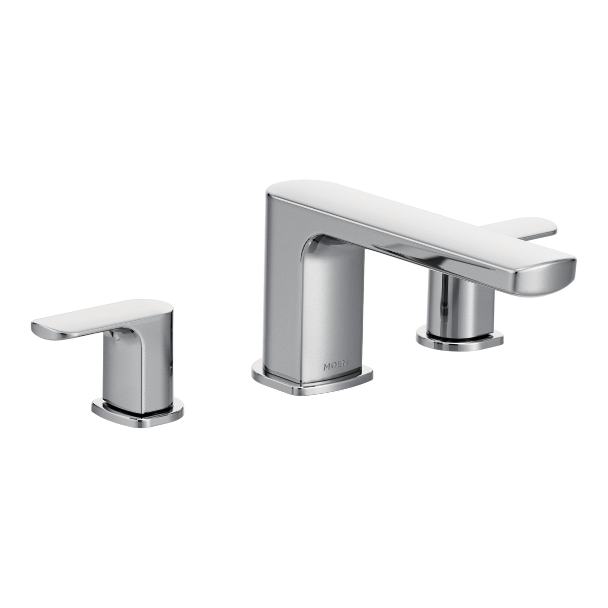 Moen Rizon Two-Handle Low-Arc Roman Tub Faucet T935 in Chrome (T935)