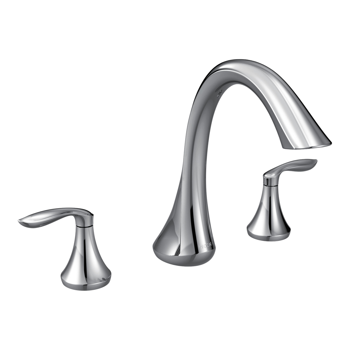Moen Eva Two-Handle High-Arc Roman Tub Faucet T943 in Chrome (T943)