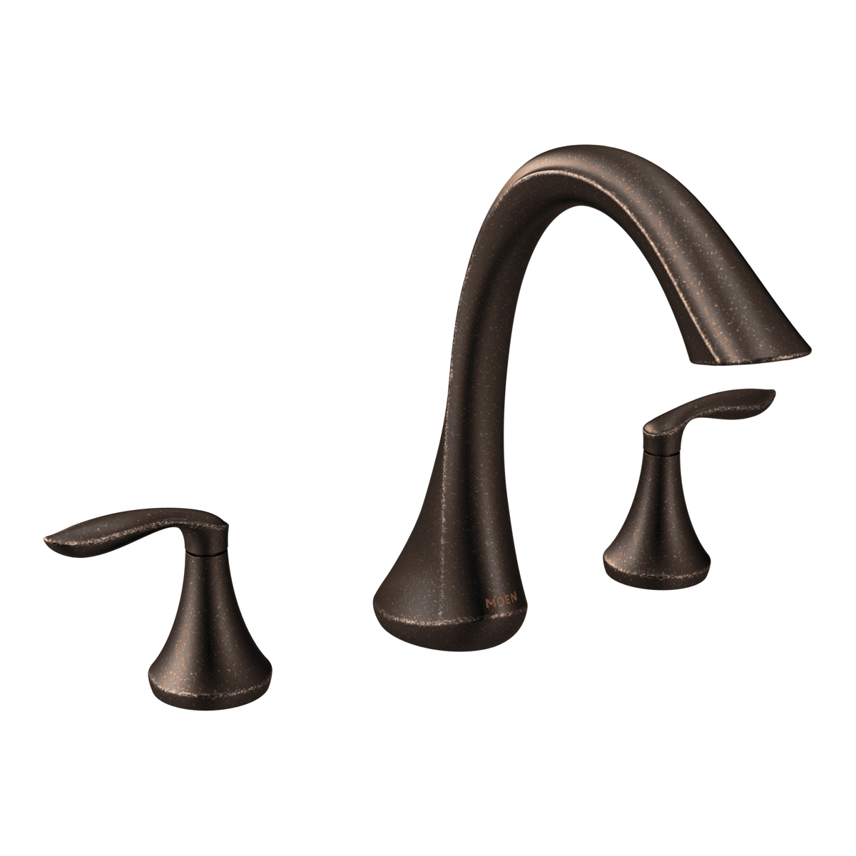 Moen Eva Two-Handle High-Arc Roman Tub Faucet T943 in Oil Rubbed Bronze (T943ORB)