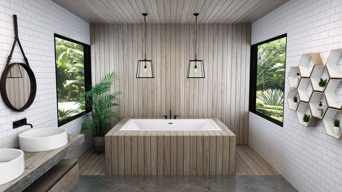 Oceania Tahoe 66 Drop-In Bathtub 66" x 36" x 25"