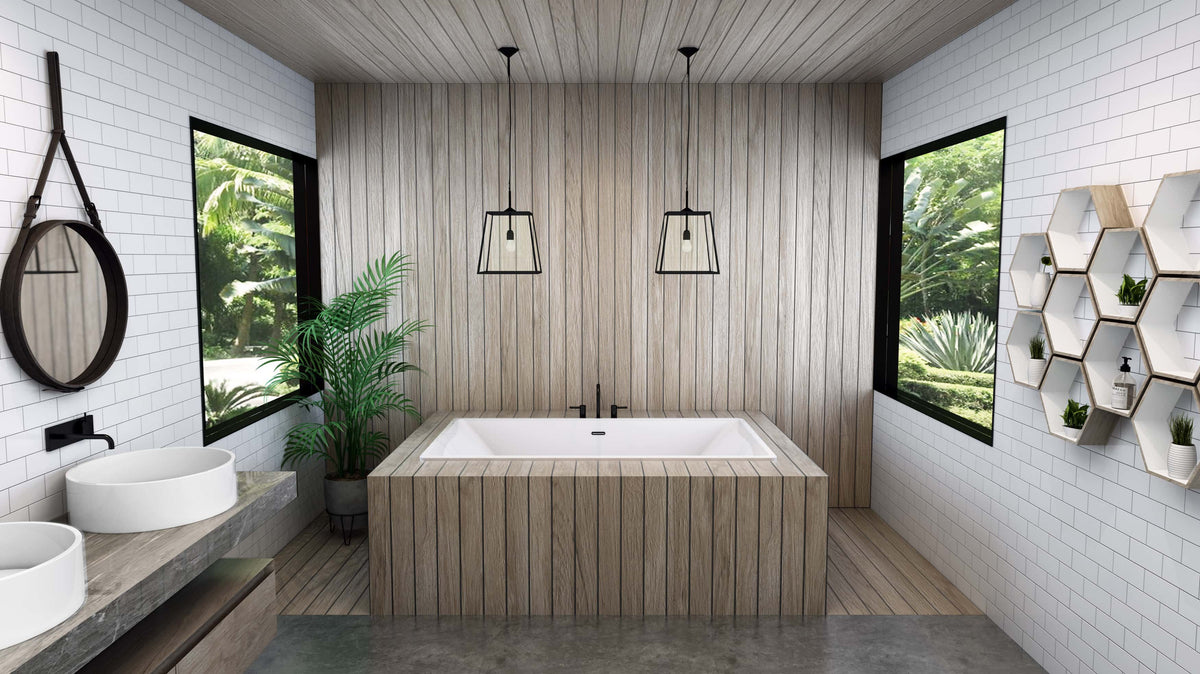 Oceania Tahoe 66 Drop-In Bathtub 66" x 36" x 25"