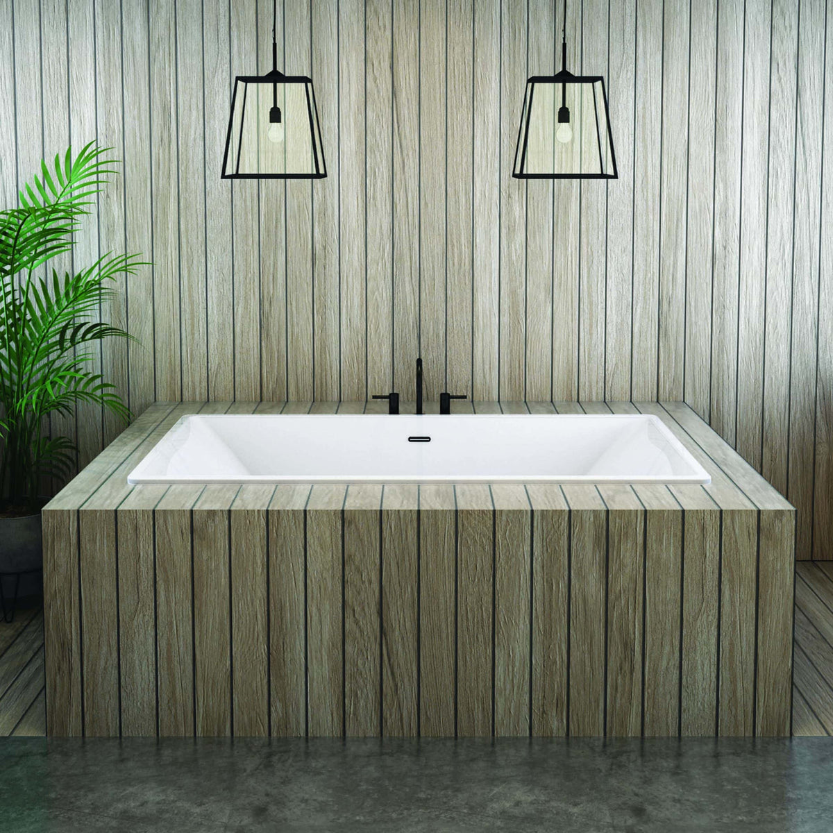 Oceania Tahoe 66 Drop-In Bathtub 66" x 36" x 25"