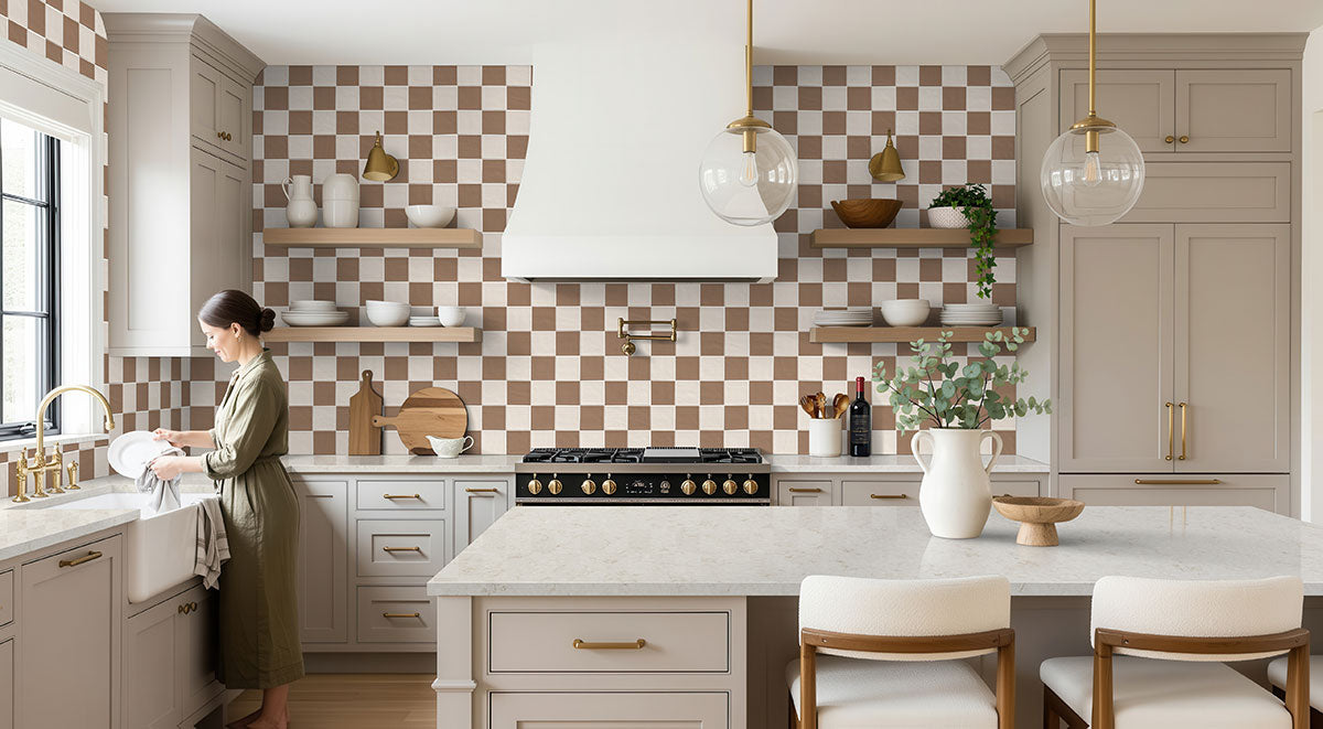 MSI Terranello Cotto 4 x 4 Glossy Ceramic tile (NTERCOT4X4G) – MSI room scene (kitchen)
