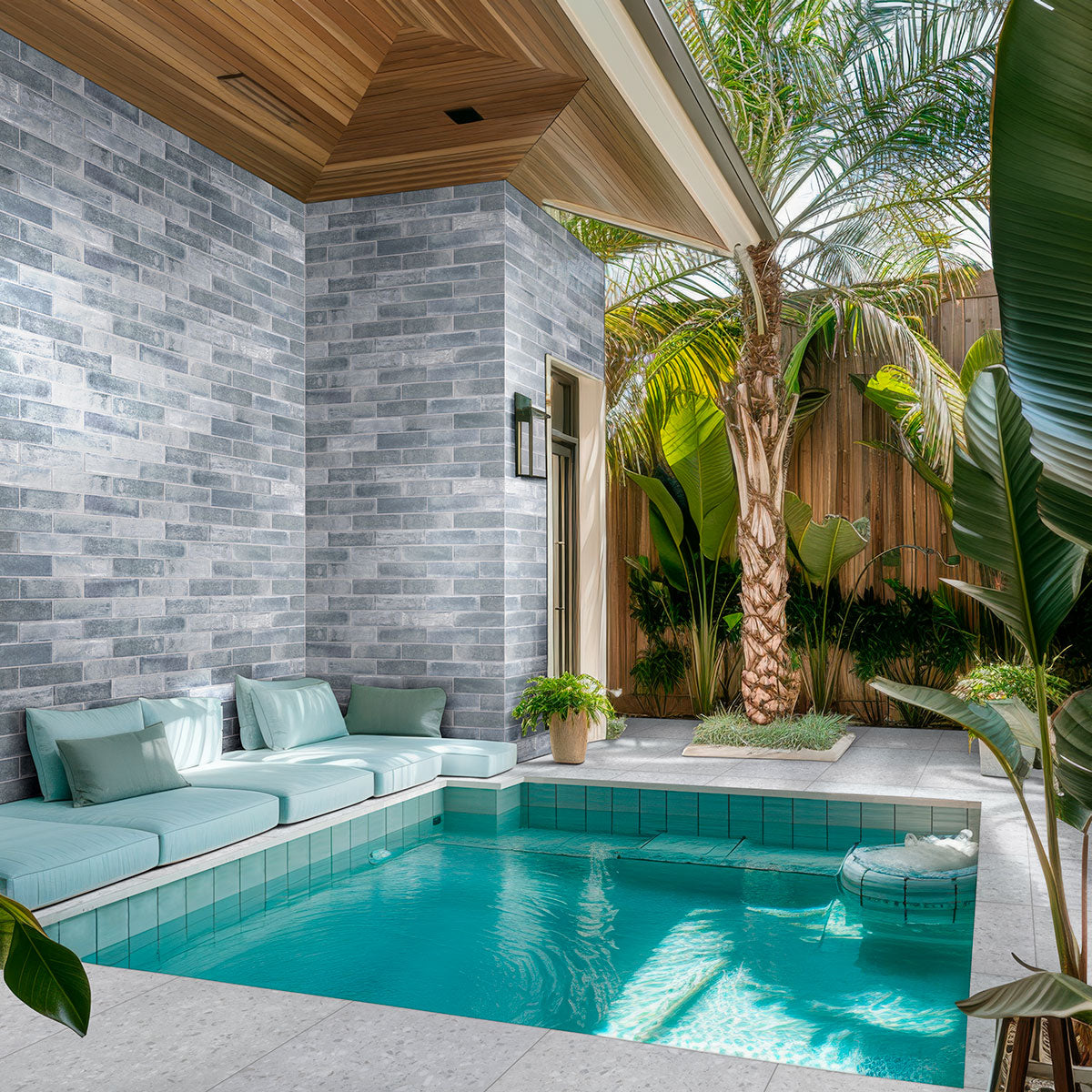 MSI Terrazo Glacier 24 x 24 Matte Porcelain paver (LPAVNTERGLA2424) – MSI room scene