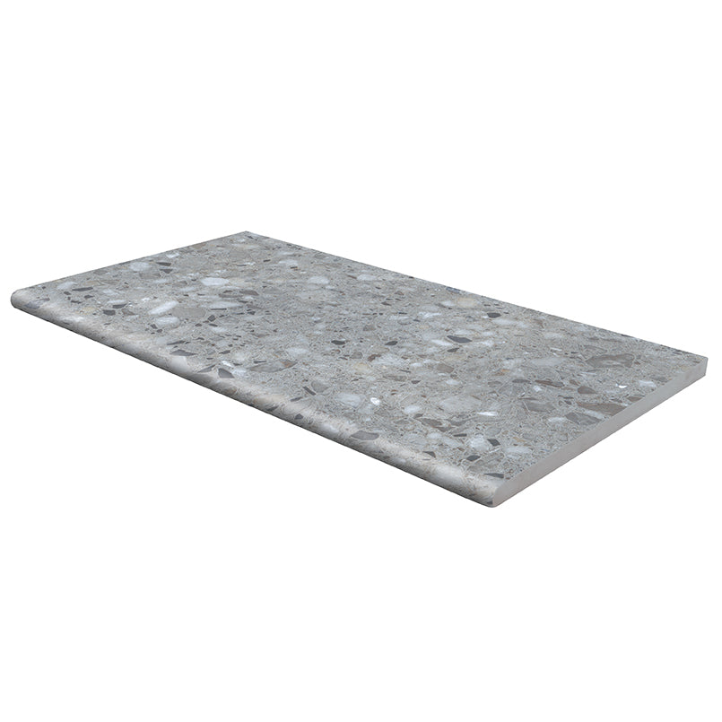 MSI Terrazo Gris 13 x 24 Matte Porcelain pool coping (LCOPNTERGRI1324) – MSI product image
