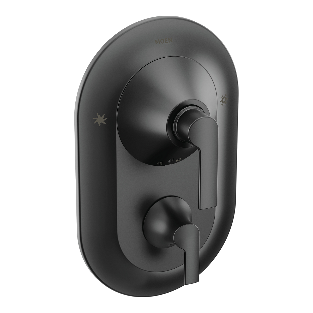 Moen Doux Posi-Temp with Diverter Valve Trim TS2200 in Matte Black (TS2200BL)