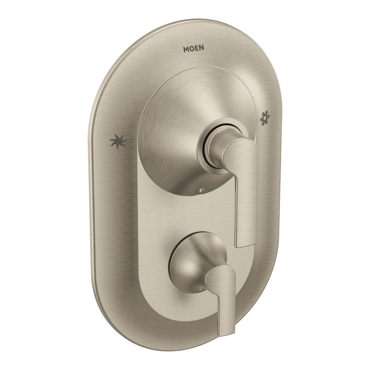 Moen Doux Posi-Temp with Diverter Valve Trim TS2200 in Brushed Nickel (TS2200BN)