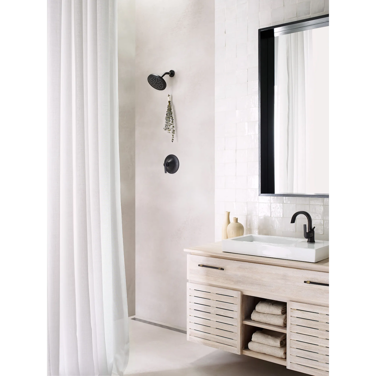 Moen Doux Posi-Temp Shower Only TS2202 in Matte Black (TS2202BL) - view 2
