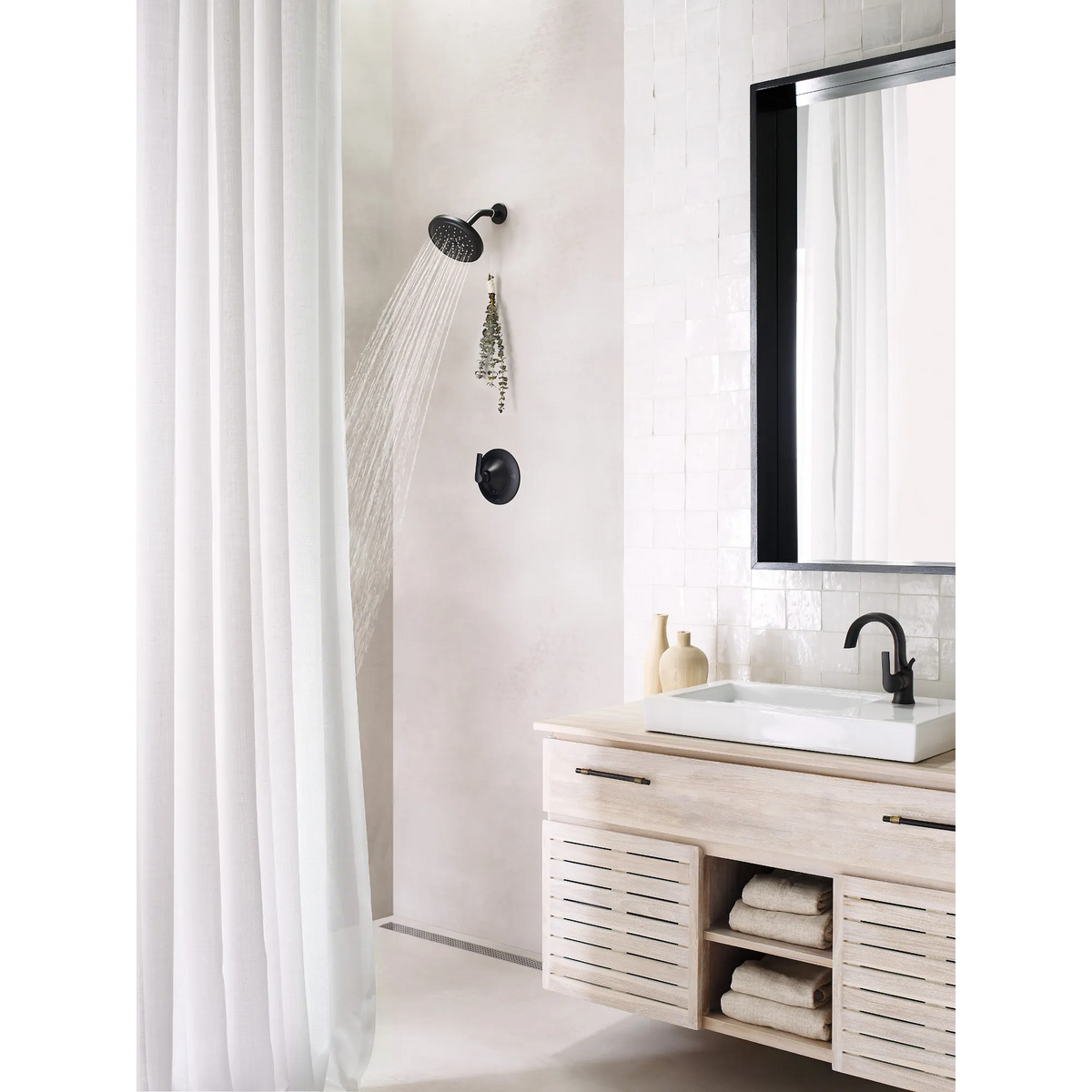 Moen Doux Posi-Temp Tub/Shower TS2203 in Matte Black (TS2203BL) - view 2