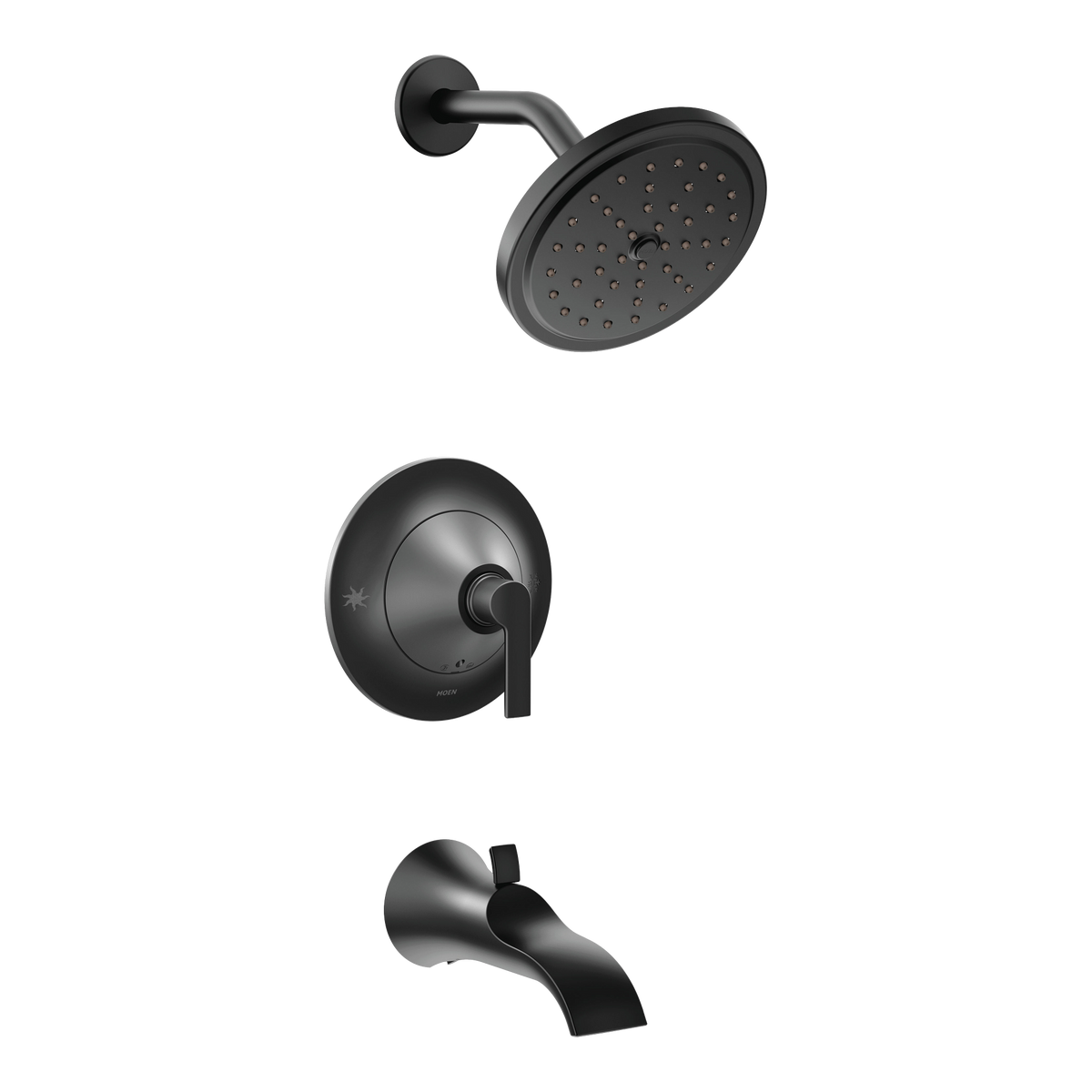 Moen Doux Posi-Temp Tub/Shower TS2203 in Matte Black (TS2203BL)