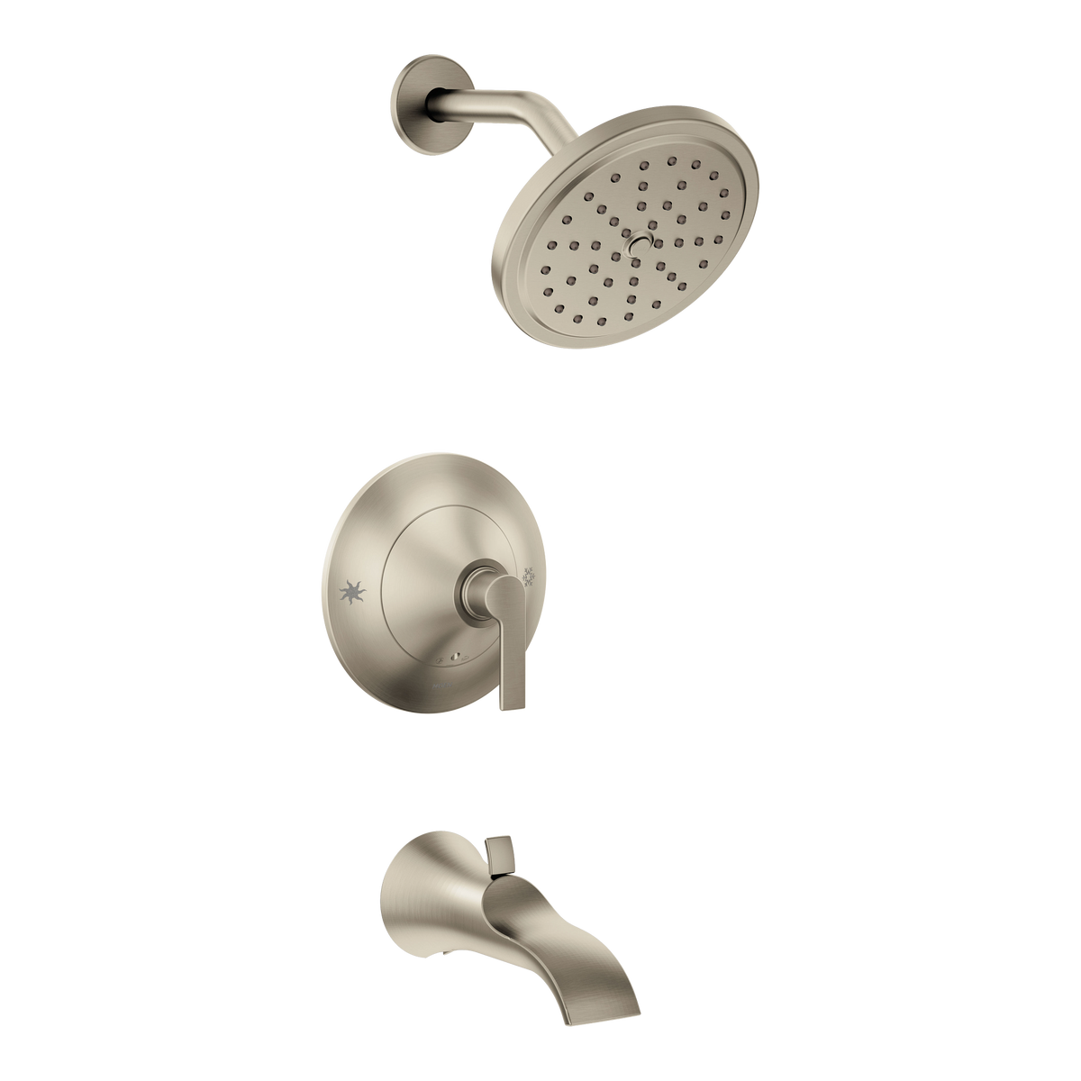 Moen Doux Posi-Temp Eco-Performance Tub/Shower TS2203EP in Brushed Nickel (TS2203EPBN)