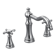 Moen Weymouth Two-Handle High-Arc Roman Tub Faucet TS22101 in Chrome (TS22101)