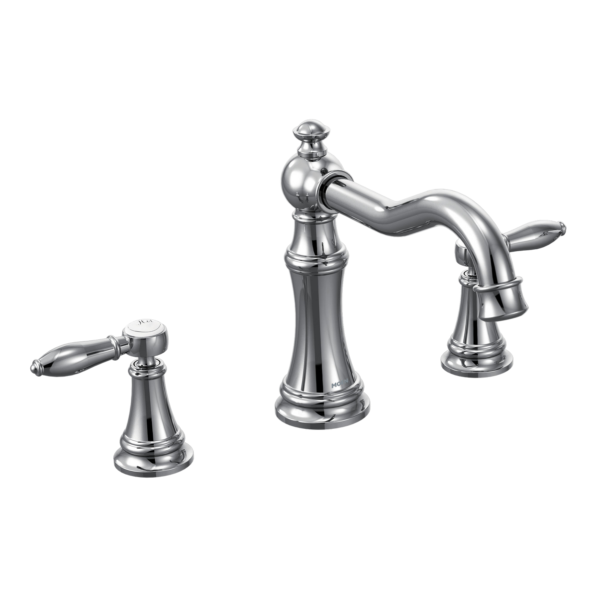 Moen Weymouth Two-Handle High-Arc Roman Tub Faucet TS22103 in Chrome (TS22103)