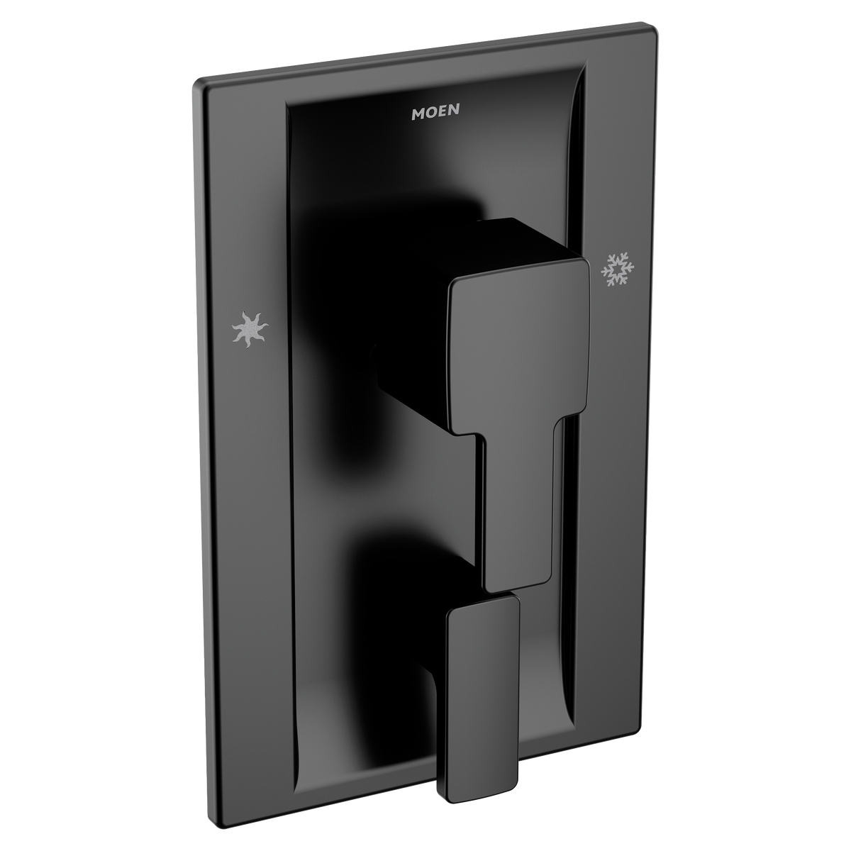 Moen 90 Degree Posi-Temp with Diverter Valve Trim TS2710 in Matte Black (TS2710BL)