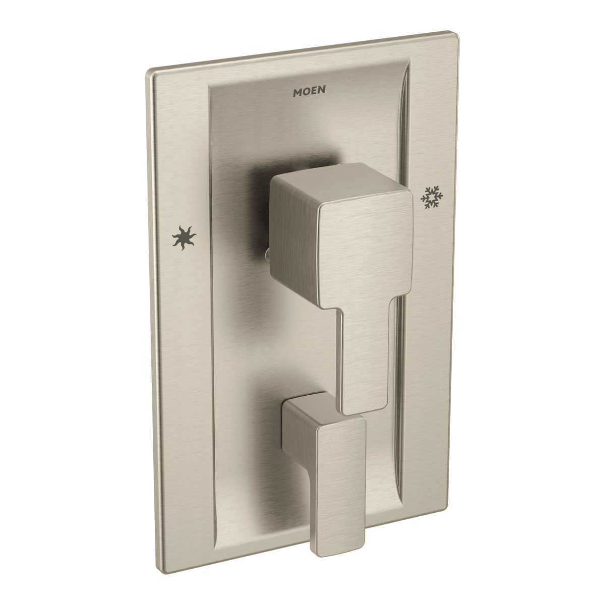 Moen 90 Degree Posi-Temp with Diverter Valve Trim TS2710 in Brushed Nickel (TS2710BN)