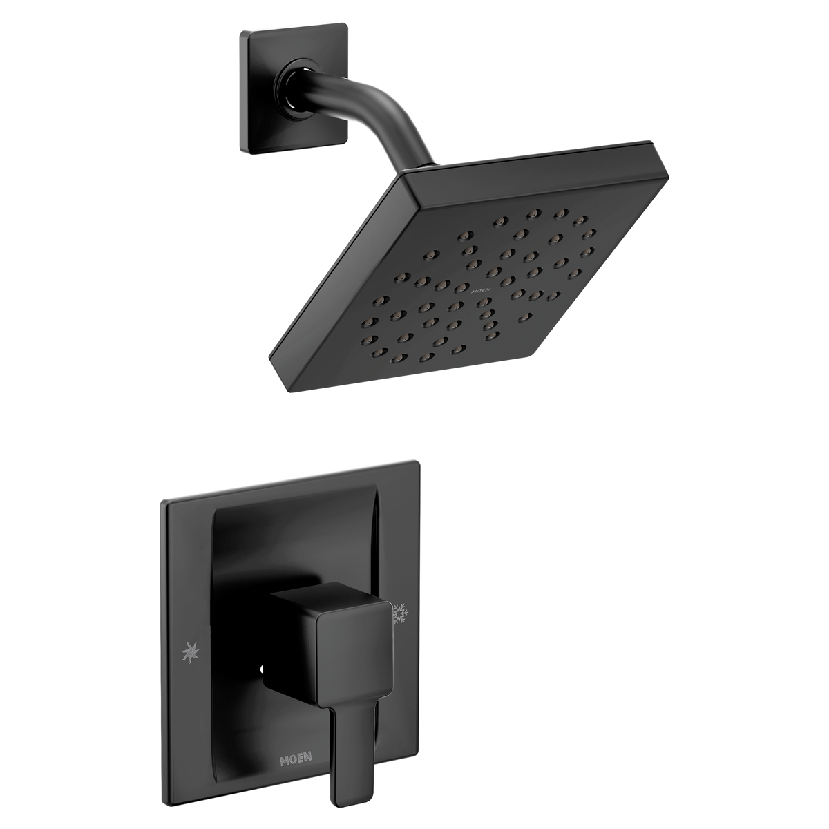 Moen 90 Degree Posi-Temp Shower Only TS2712 in Matte Black (TS2712BL)