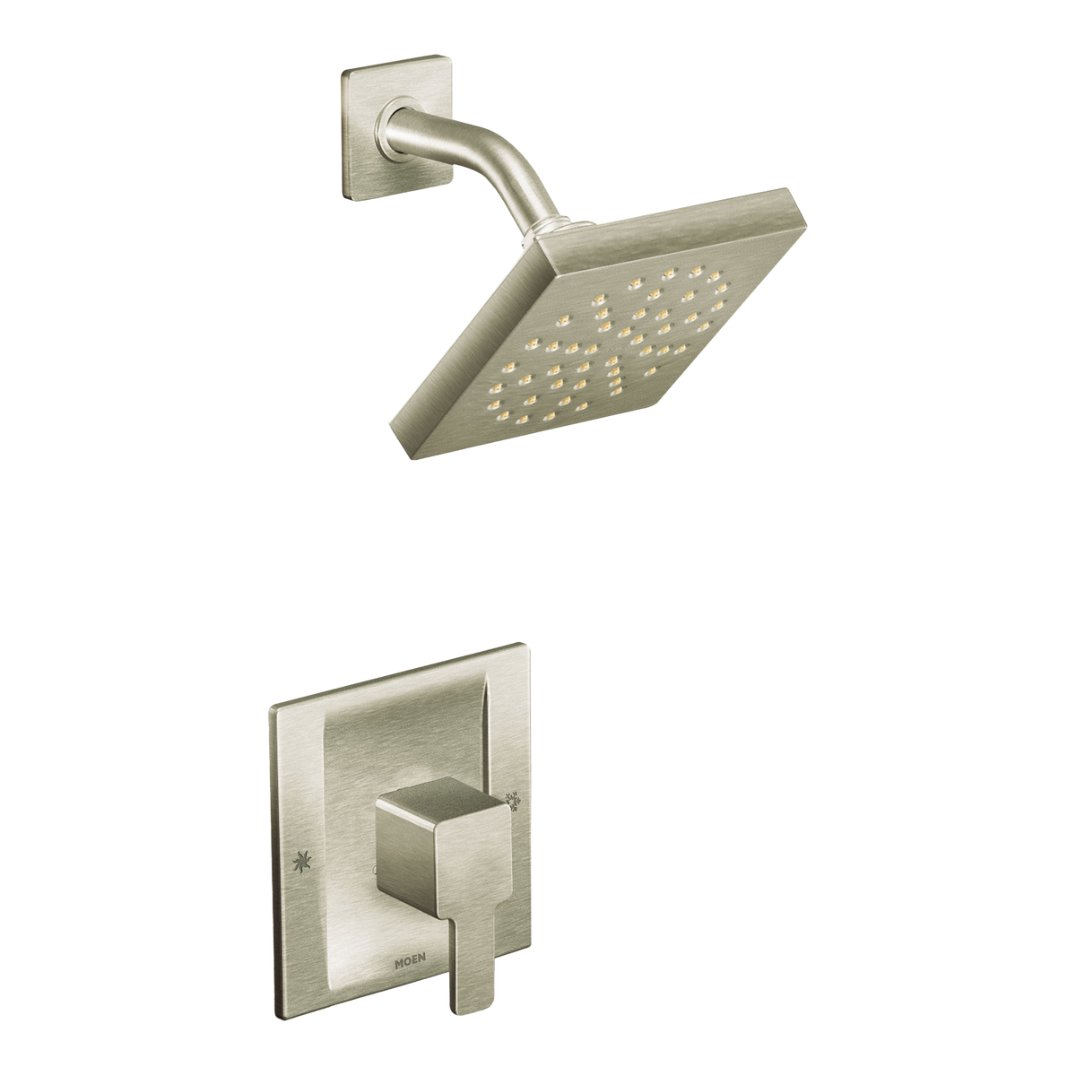 Moen 90 Degree Posi-Temp Eco-Performance Shower TS2712EP in Brushed Nickel (TS2712EPBN)