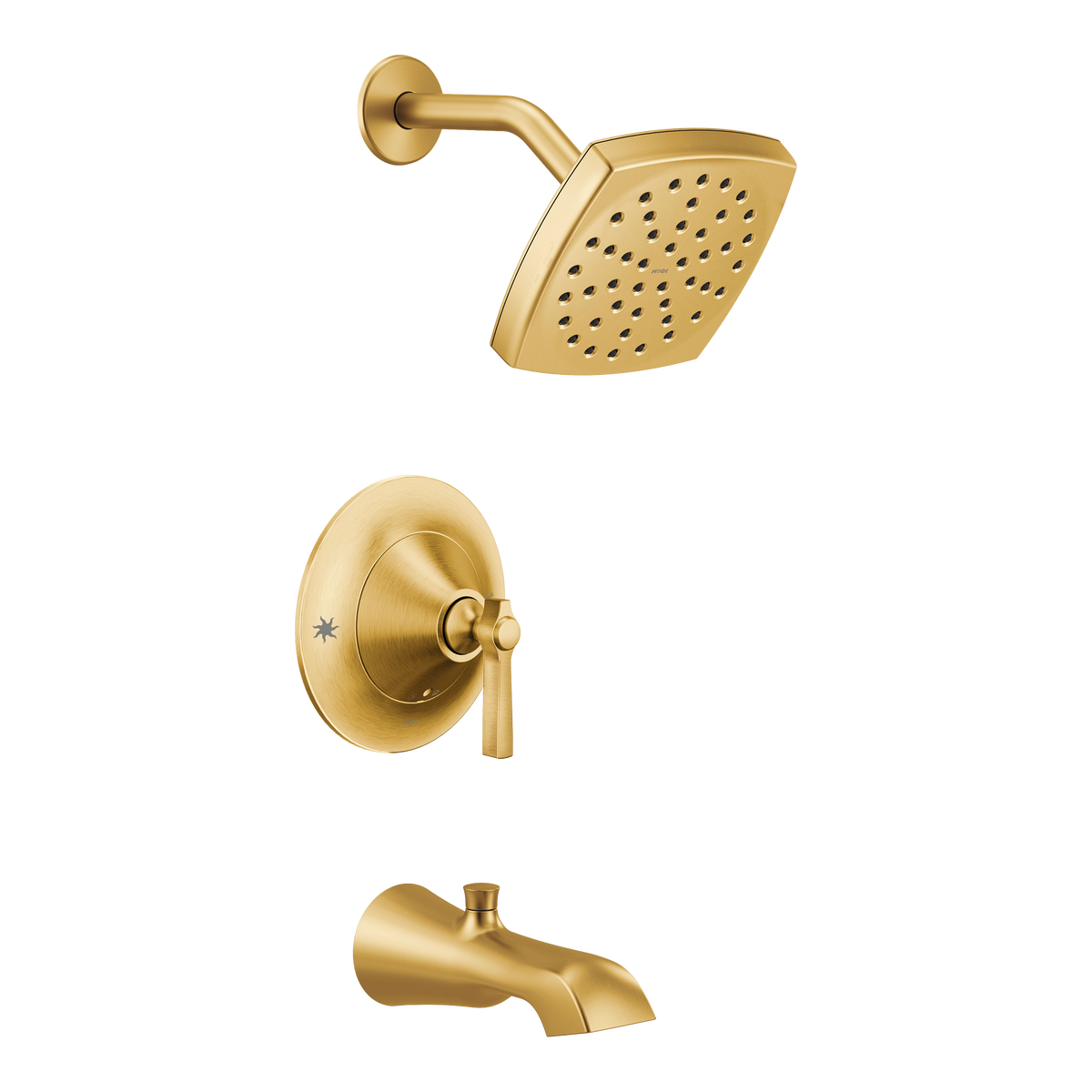 Moen Flara Posi-Temp Tub/Shower TS2913 in Brushed Gold (TS2913BG)