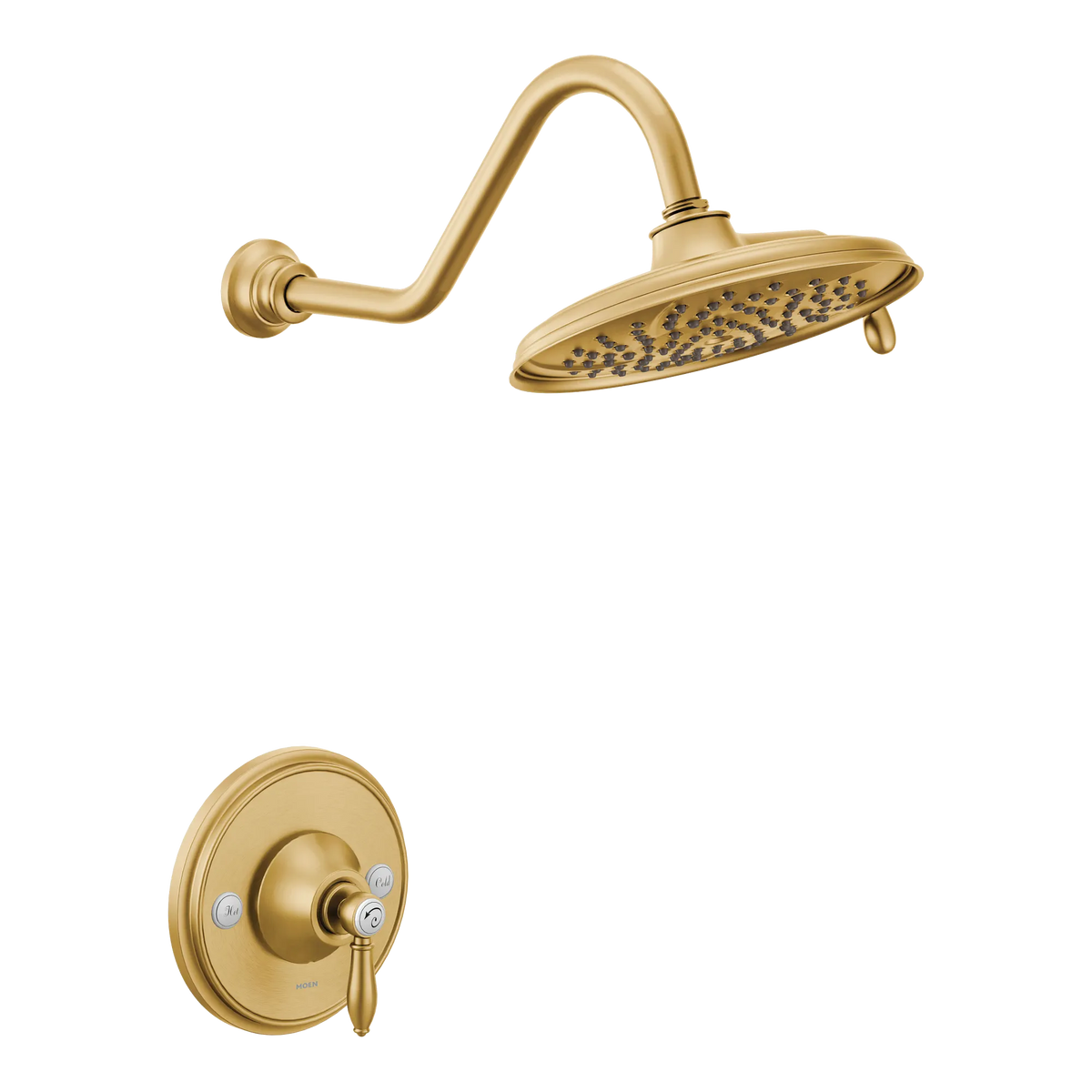 Moen Weymouth Posi-Temp Eco-Performance Shower Only TS32102EP in Brushed Gold (TS32102EPBG) - view 2