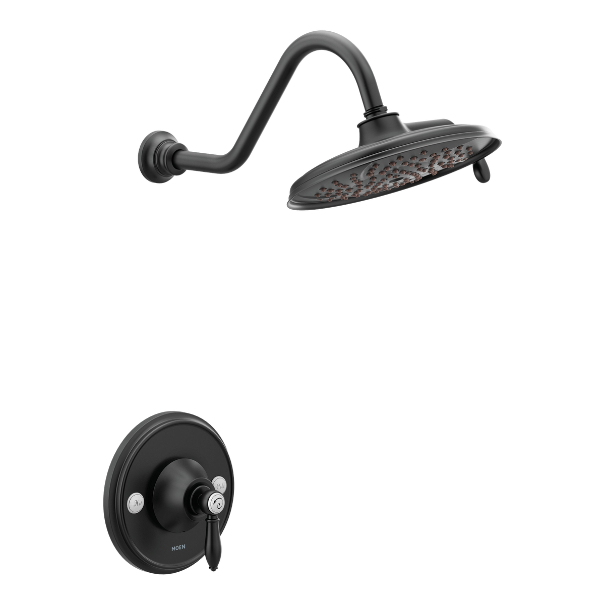 Moen Weymouth Posi-Temp Eco-Performance Shower Only TS32102EP in Matte Black (TS32102EPBL)