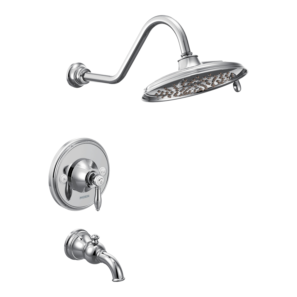 Moen Weymouth Posi-Temp Tub/Shower TS32104 in Chrome (TS32104)