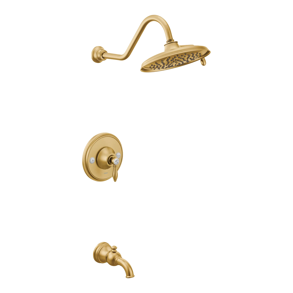 Moen Weymouth Posi-Temp Tub/Shower TS32104 in Brushed Gold (TS32104BG) - view 2