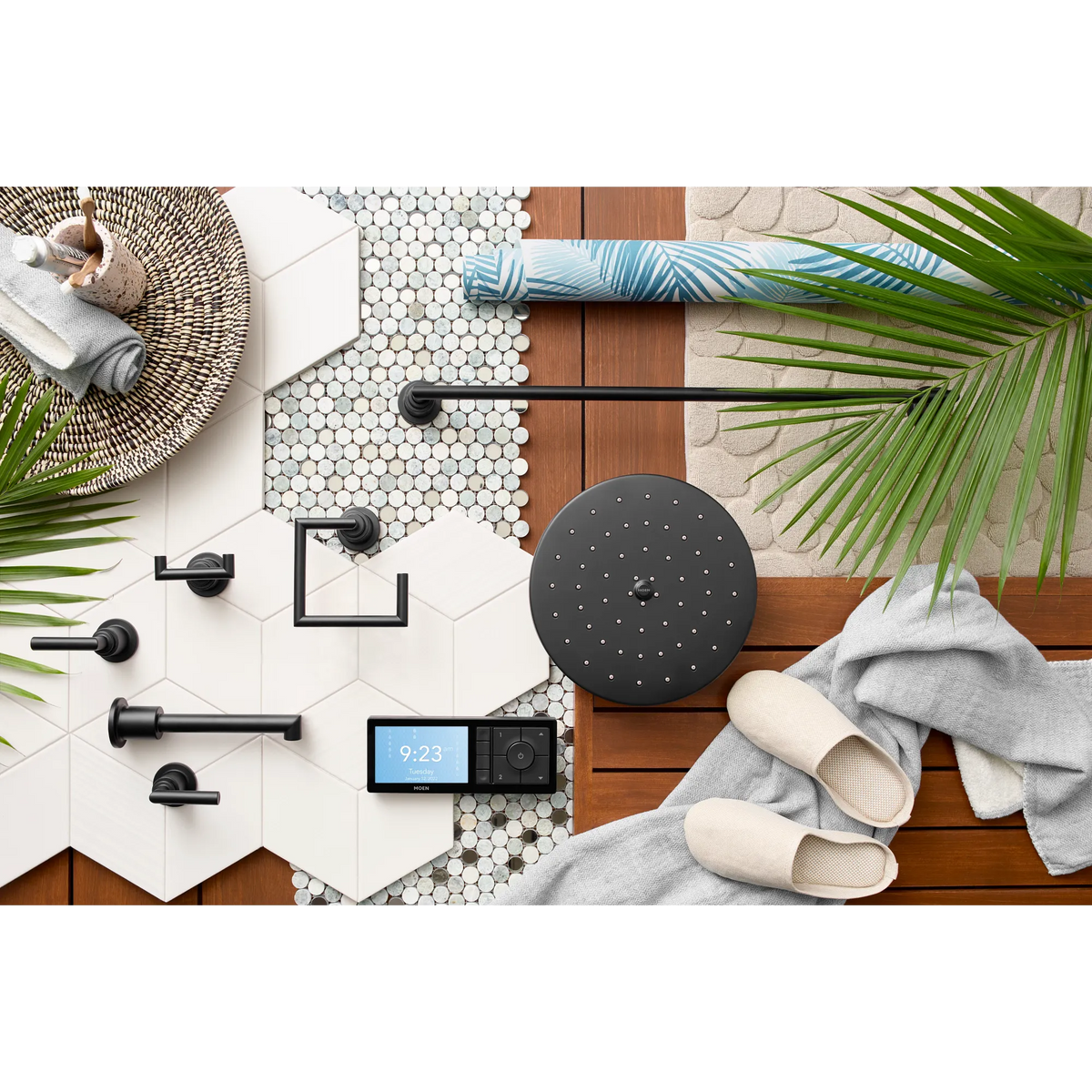 Moen Smart Shower 4-Outlet Shower Controller In TS3304 in Matte Black (TS3304BL) - view 4