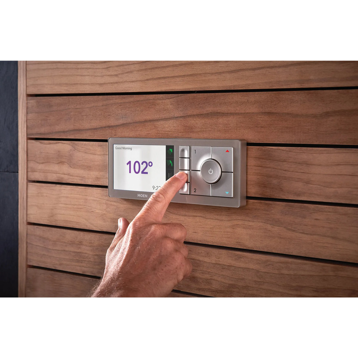 Moen Smart Shower 4-Outlet Shower Controller In TS3304TB in Terra Beige (TS3304TB) - view 8