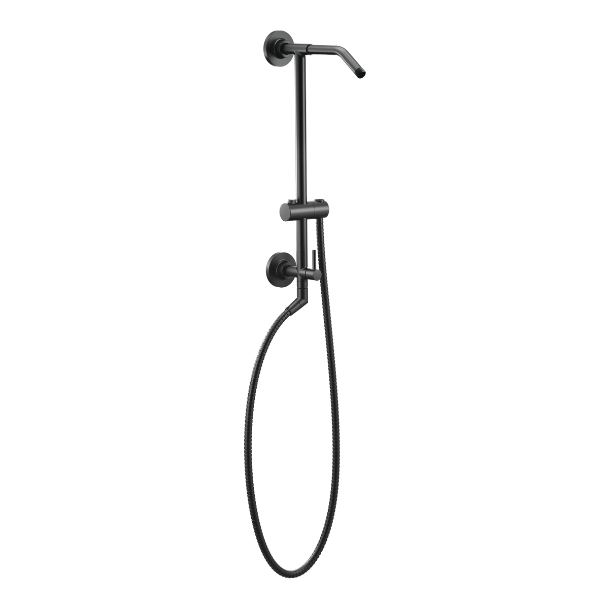 Moen Annex Shower Rail System TS3661NH in Matte Black (TS3661NHBL)