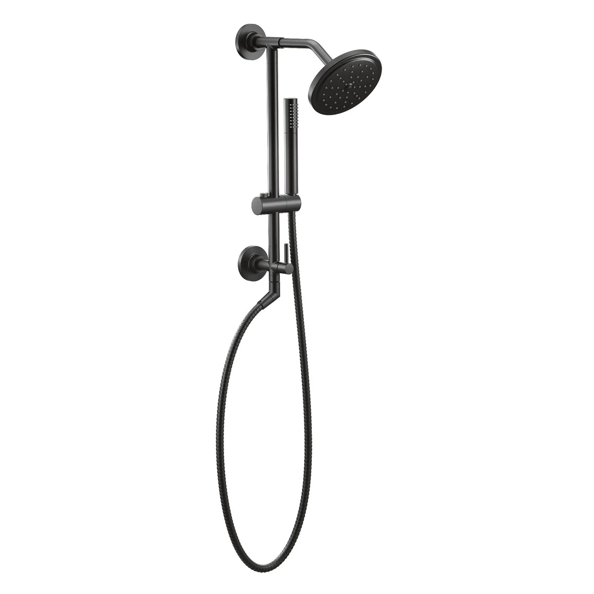 Moen One-Function 6-3/4" Diameter Spray Head Rainshower S176EP15 in Matte Black (S176EP15BL) - view 3