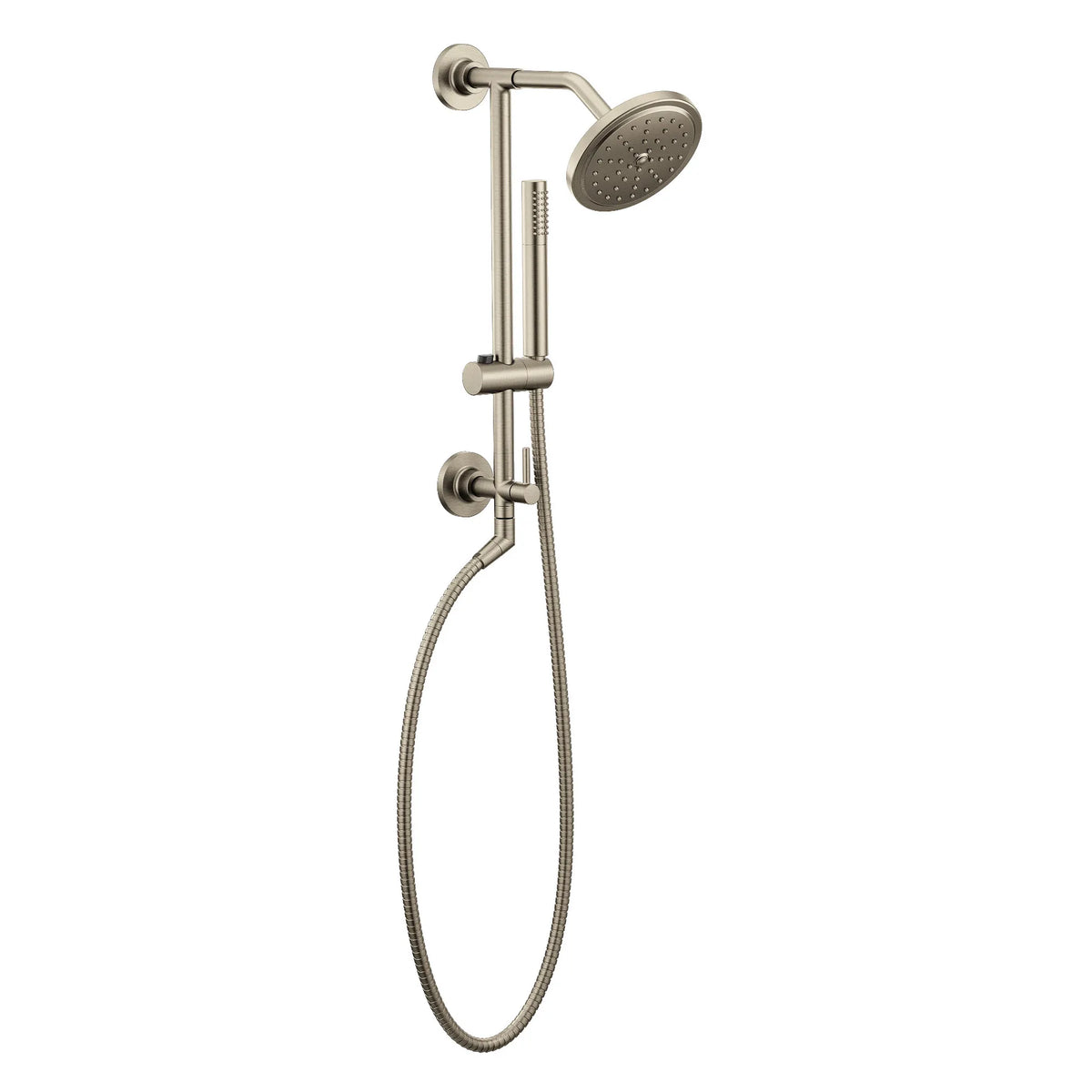 Moen One-Function 6-3/4" Diameter Spray Head Rainshower S176EP15 in Brushed Nickel (S176EP15BN) - view 3