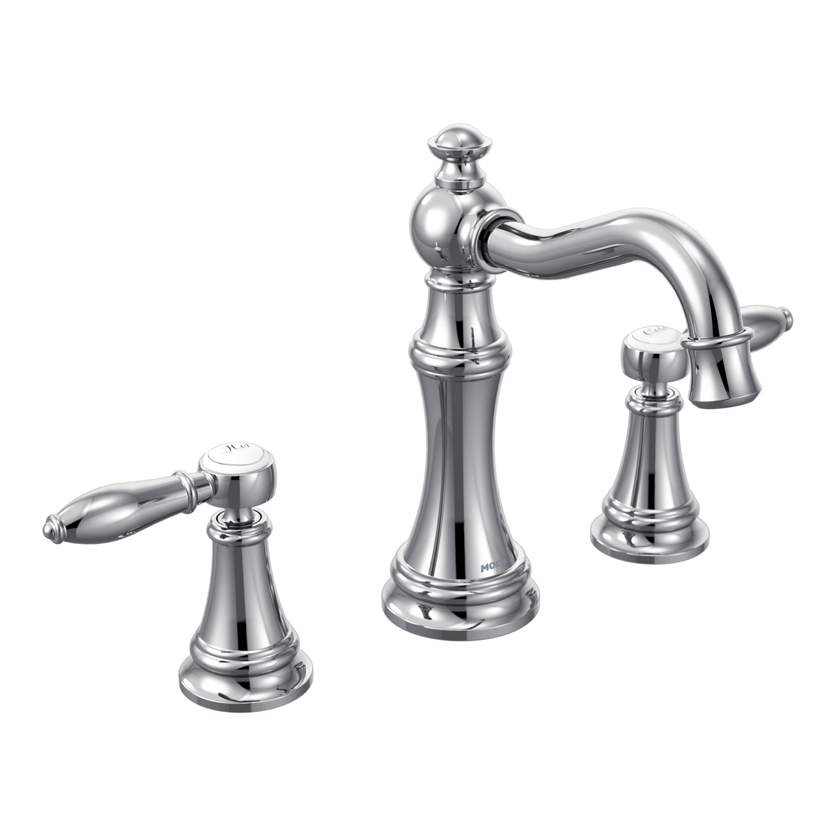 Moen Weymouth Two-Handle High-Arc Bathroom Faucet TS42108 in Chrome (TS42108)