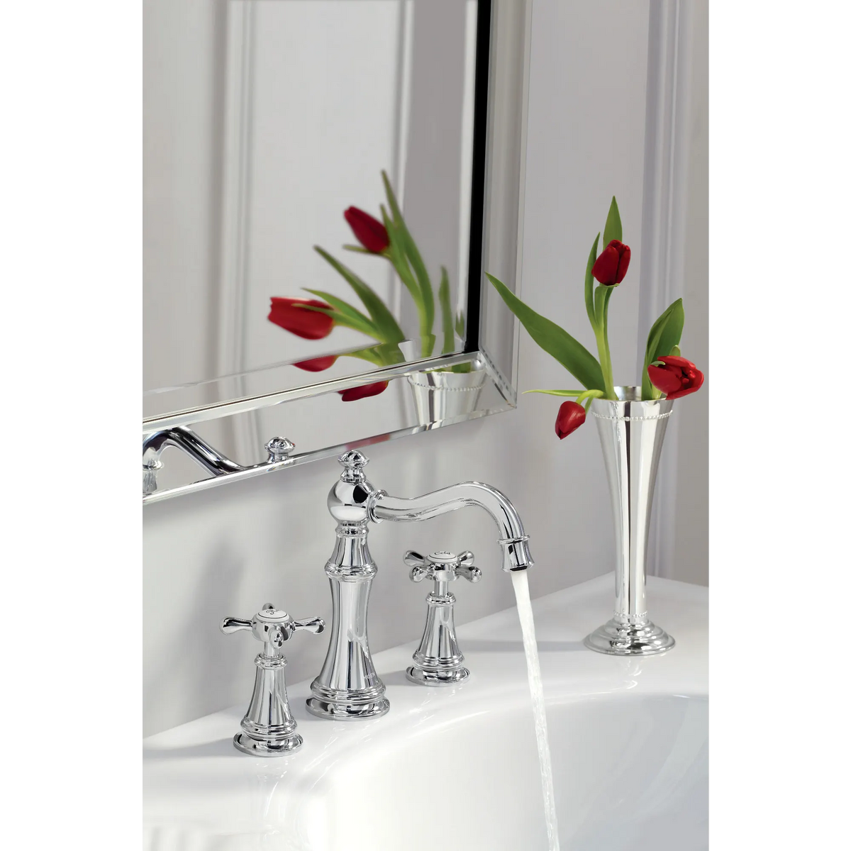 Moen Weymouth Two-Handle High-Arc Bathroom Faucet TS42108 in Chrome (TS42108) - view 2