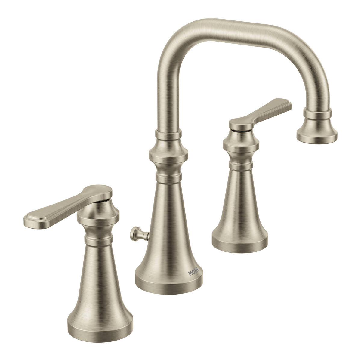 Moen Colinet Two-Handle High-Arc Bathroom Faucet TS44102 in Brushed Nickel (TS44102BN)