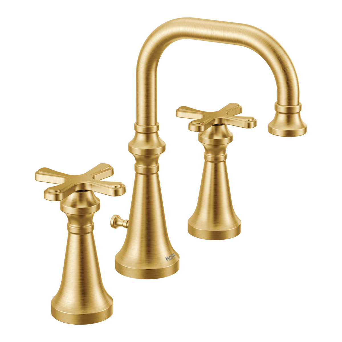 Moen Colinet Two-Handle High-Arc Bathroom Faucet TS44103 in Brushed Gold (TS44103BG)