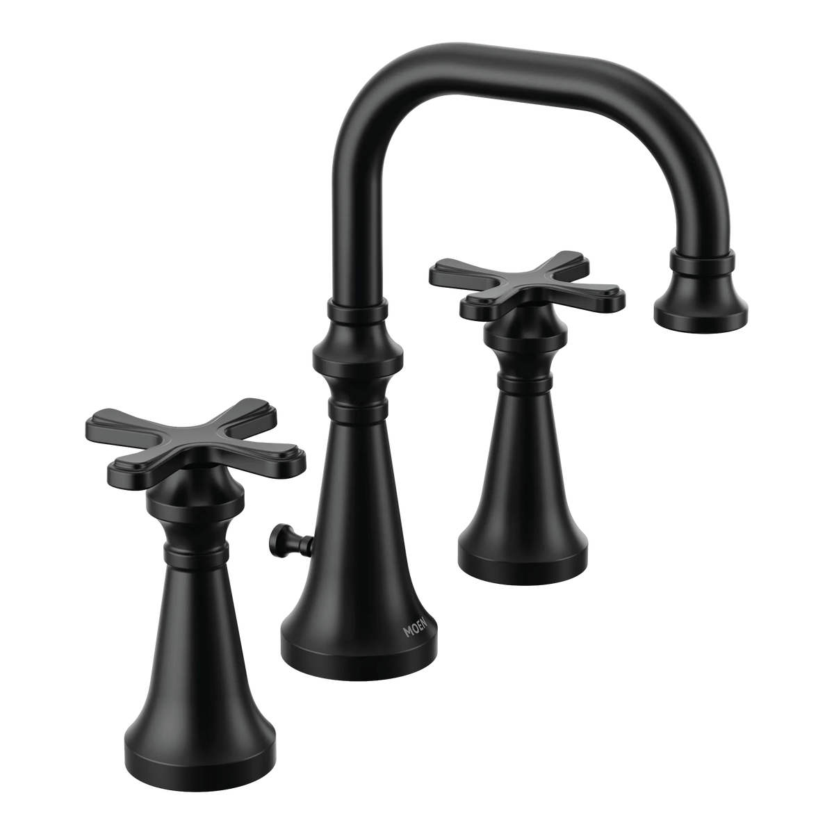 Moen Colinet Two-Handle High-Arc Bathroom Faucet TS44103 in Matte Black (TS44103BL) - view 5