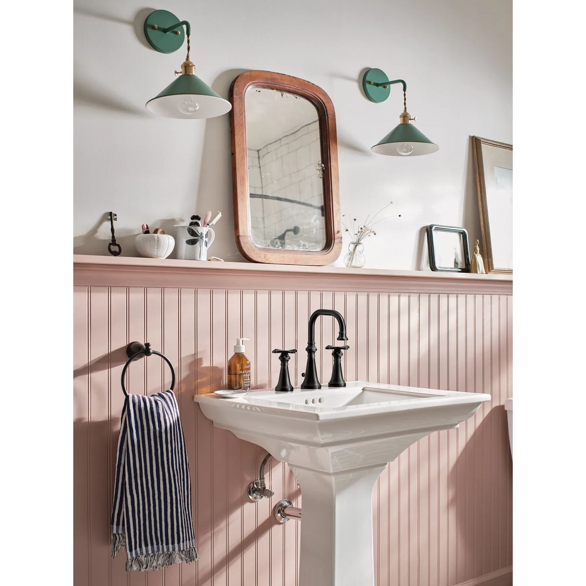 Moen Colinet Two-Handle High-Arc Bathroom Faucet TS44103 in Matte Black (TS44103BL) - view 4