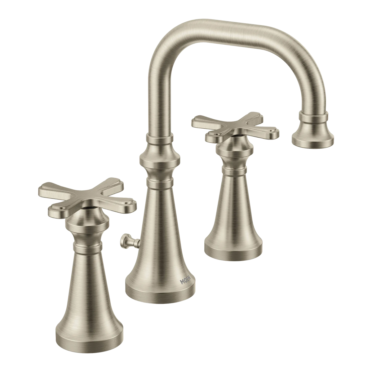 Moen Colinet Two-Handle High-Arc Bathroom Faucet TS44103 in Brushed Nickel (TS44103BN) - view 4