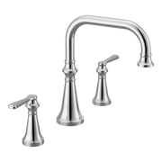 Moen Colinet Two-Handle High-Arc Roman Tub Faucet TS44503 in Chrome (TS44503)