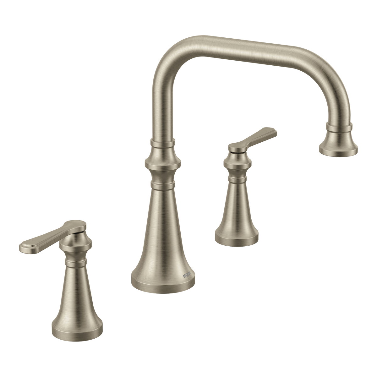 Moen Colinet Two-Handle High-Arc Roman Tub Faucet TS44503 in Brushed Nickel (TS44503BN)