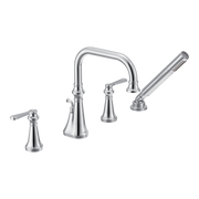 Moen Colinet Two-Handle High-Arc Roman Tub Faucet TS44504 in Chrome (TS44504)