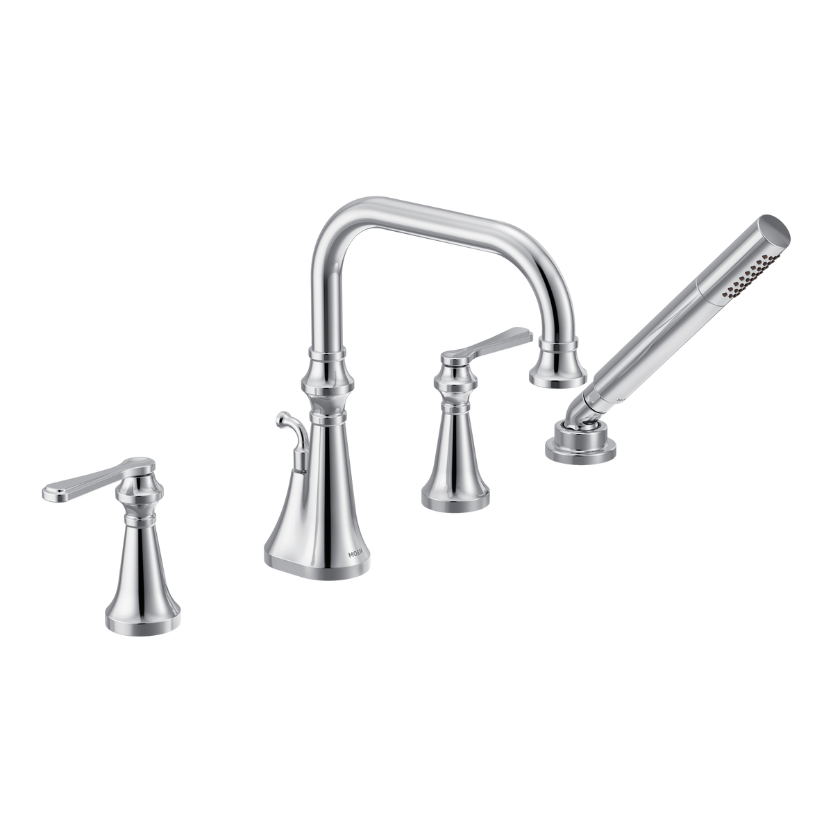 Moen Colinet Two-Handle High-Arc Roman Tub Faucet TS44504 in Chrome (TS44504)