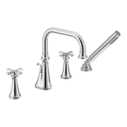Moen Colinet Two-Handle High-Arc Roman Tub Faucet TS44506 in Chrome (TS44506)