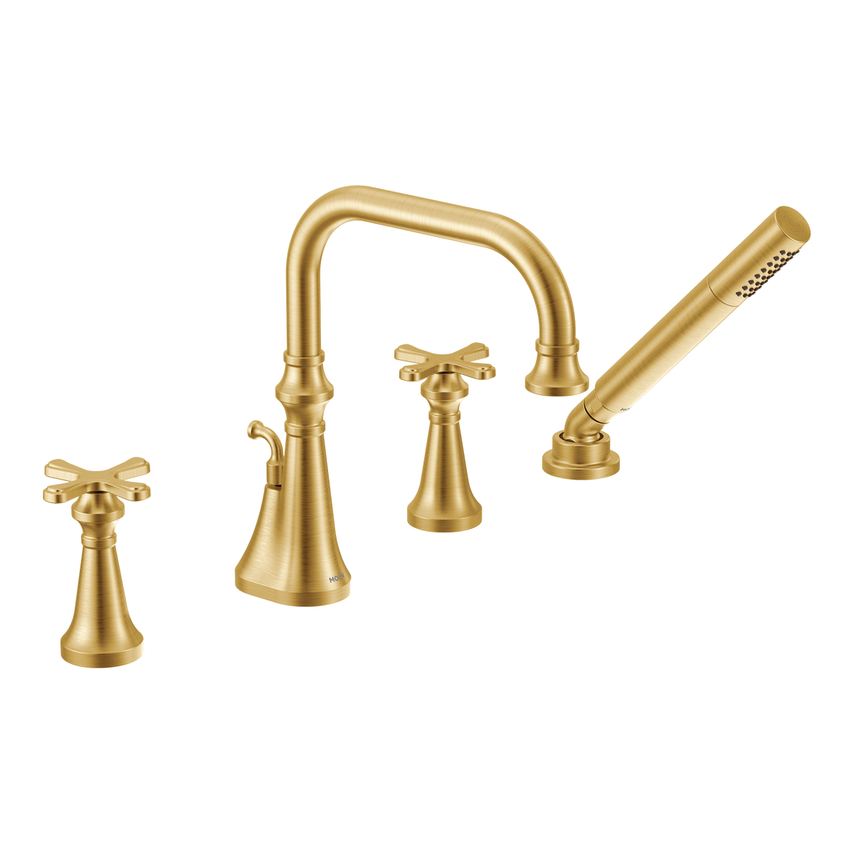 Moen Colinet Two-Handle High-Arc Roman Tub Faucet TS44506 in Brushed Gold (TS44506BG)