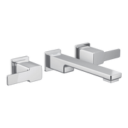 Moen 90 Degree Two-Handle Wall Mount Bathroom Faucet TS6731 in Chrome (TS6731)