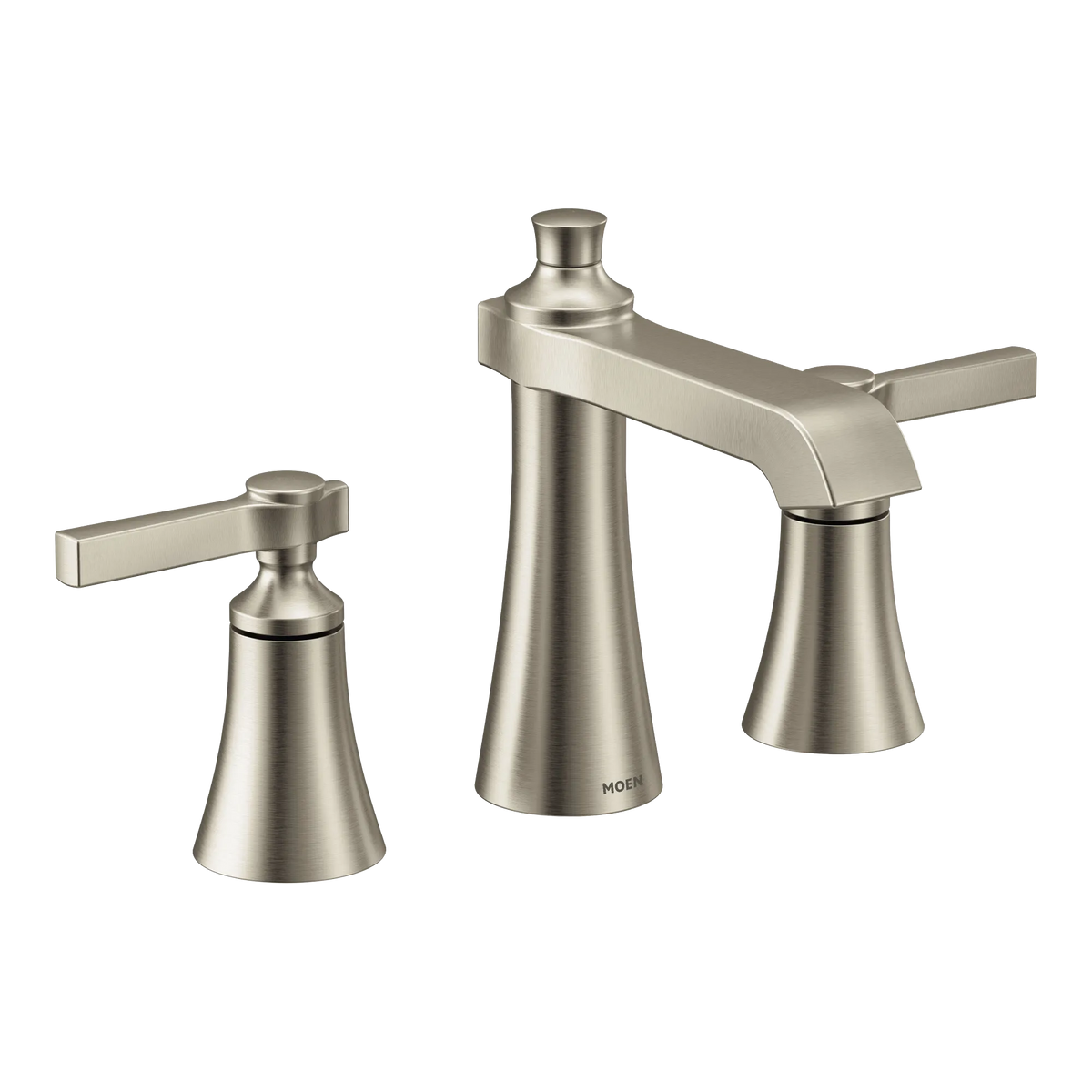 Moen Flara Two-Handle High-Arc Bathroom Faucet TS6984 in Brushed Nickel (TS6984BN) - view 2