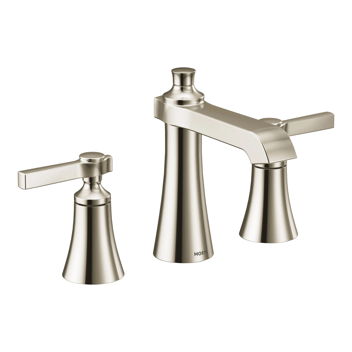 Moen Flara Two-Handle High-Arc Bathroom Faucet TS6984 in Polished Nickel (TS6984NL) - view 2