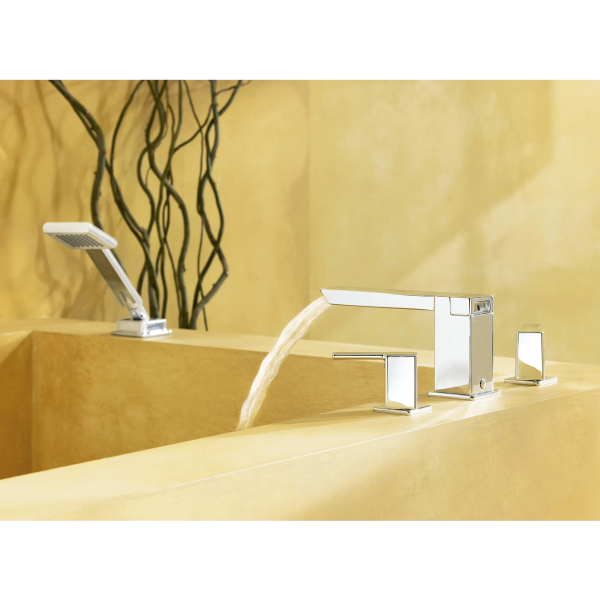 Moen 90 Degree Two-Handle High-Arc Roman Tub Faucet TS903 in Chrome (TS903) - view 2